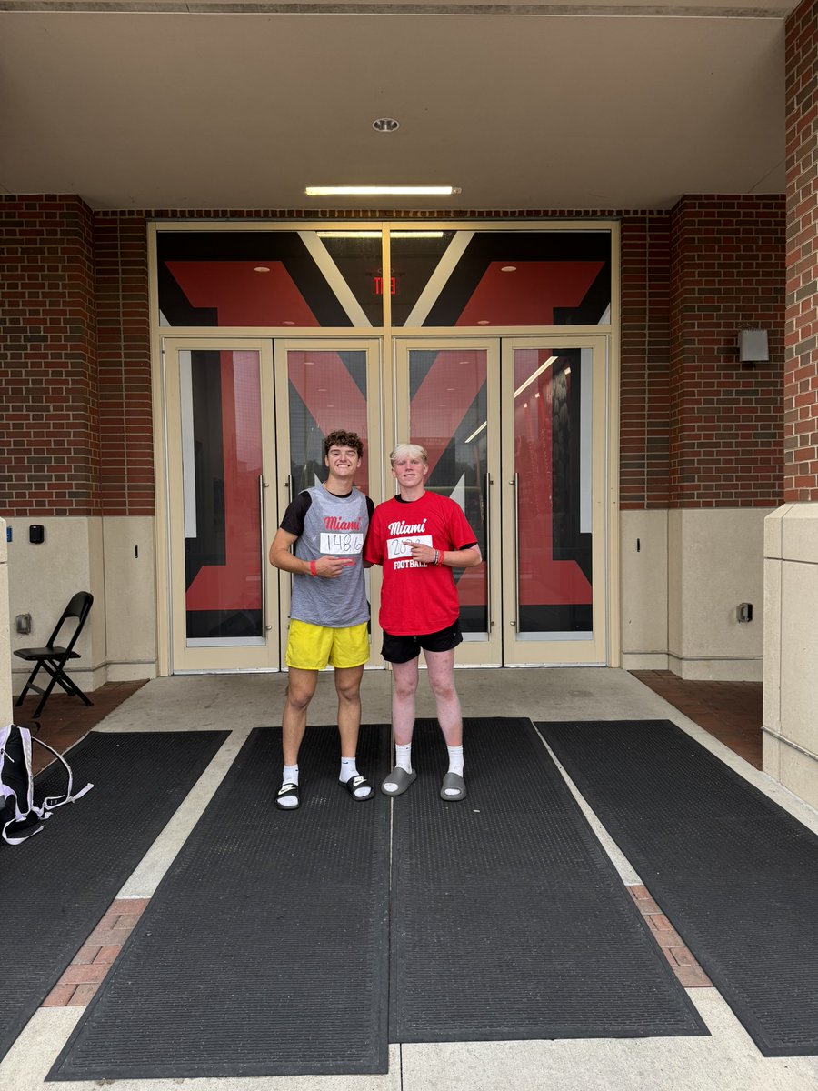 Jamen Alwine (@alwinejamen17) on Twitter photo Had a great time at <a href="/MiamiOHFootball/">Miami Football</a> football camp with my guy <a href="/Dwill1622/">Drew Williams</a> putting in that work and getting better every day!
<a href="/SVRaiderFB/">SenecaValleyFB</a> Had a great time at <a href="/MiamiOHFootball/">Miami Football</a> football camp with my guy <a href="/Dwill1622/">Drew Williams</a> putting in that work and getting better every day!
<a href="/SVRaiderFB/">SenecaValleyFB</a>
