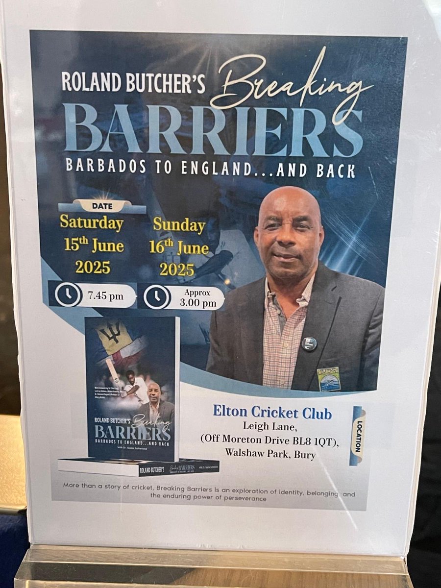 Roland Butcher Book Signing Event.