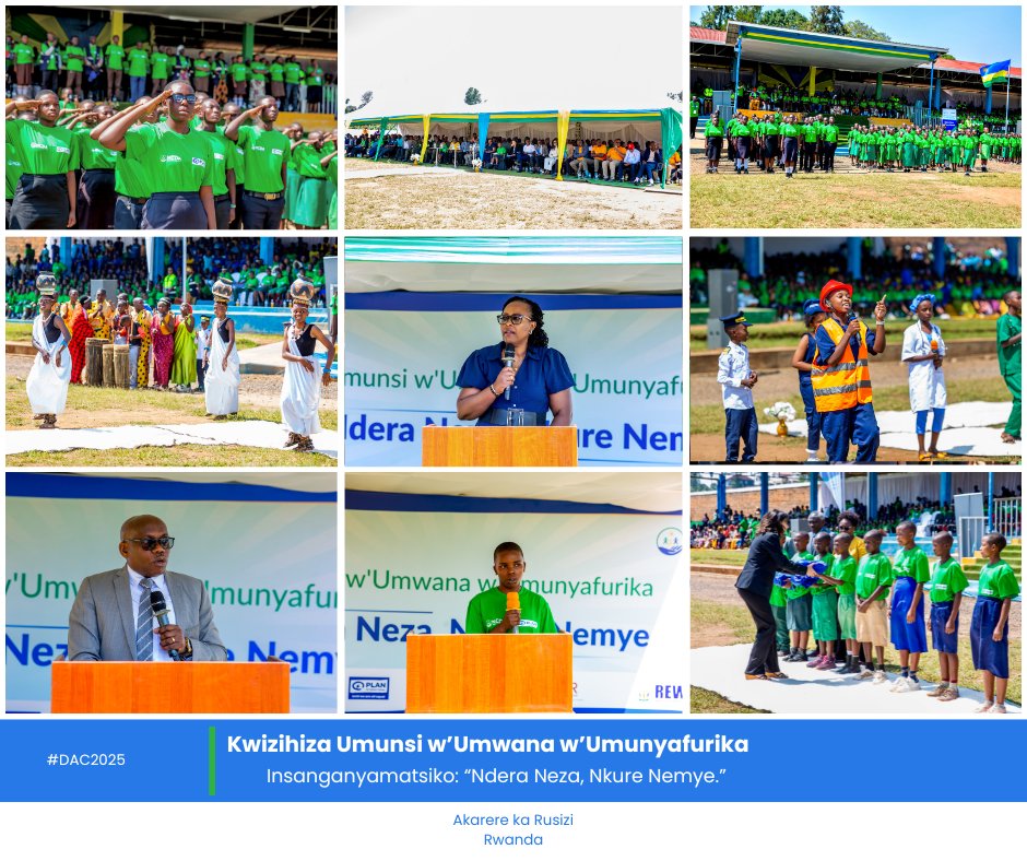 Uyu munsi muri <a href="/RusiziDistrict/">Rusizi District</a>, <a href="/PlanRwanda/">Plan International Rwanda</a>  yifatanyije n'abana, ababyeyi ndetse n’abayobozi mu nzego zitandukanye kwizihiza “Umunsi w’Umwana w’Umunyafurika” ku nsanganyamatsiko igira iti: “Ndera Neza, Nkure Nemye.”

Uyu munsi wahariwe kwigisha uburere buboneye hagamijwe kurinda