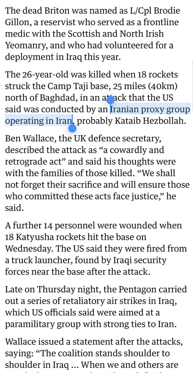 Reminder for anybody that needs to hear it - If your sympathy lies with #Iran then your sympathy lies with the killers of British soldiers.
