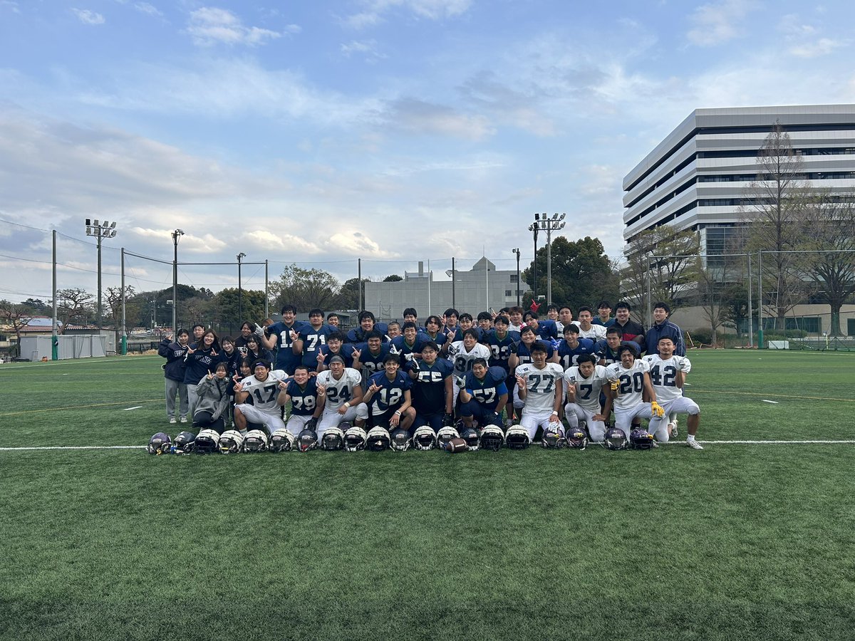 栄東高校さんと合同練習を行いました！

高校生のフレッシュさを感じることができ、非常に刺激的な時間となりました。ありがとうございました！

#春から東洋
#アメフト
#アメフト部
#vikings
#百折不撓