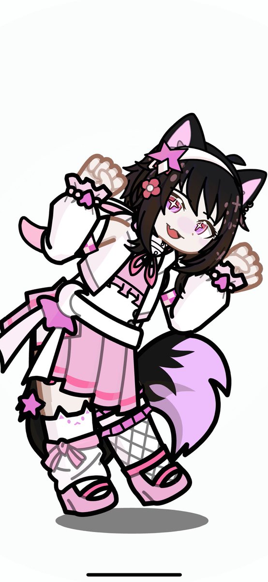 Amara0008's tweet photo. 本日2回目は猫のキャラクターです
友人からのリクエストで作った子！
またまた可愛くできちゃった✨
#gacha #gachalife2 #あまら https://t.co/1mlnpb2xPR