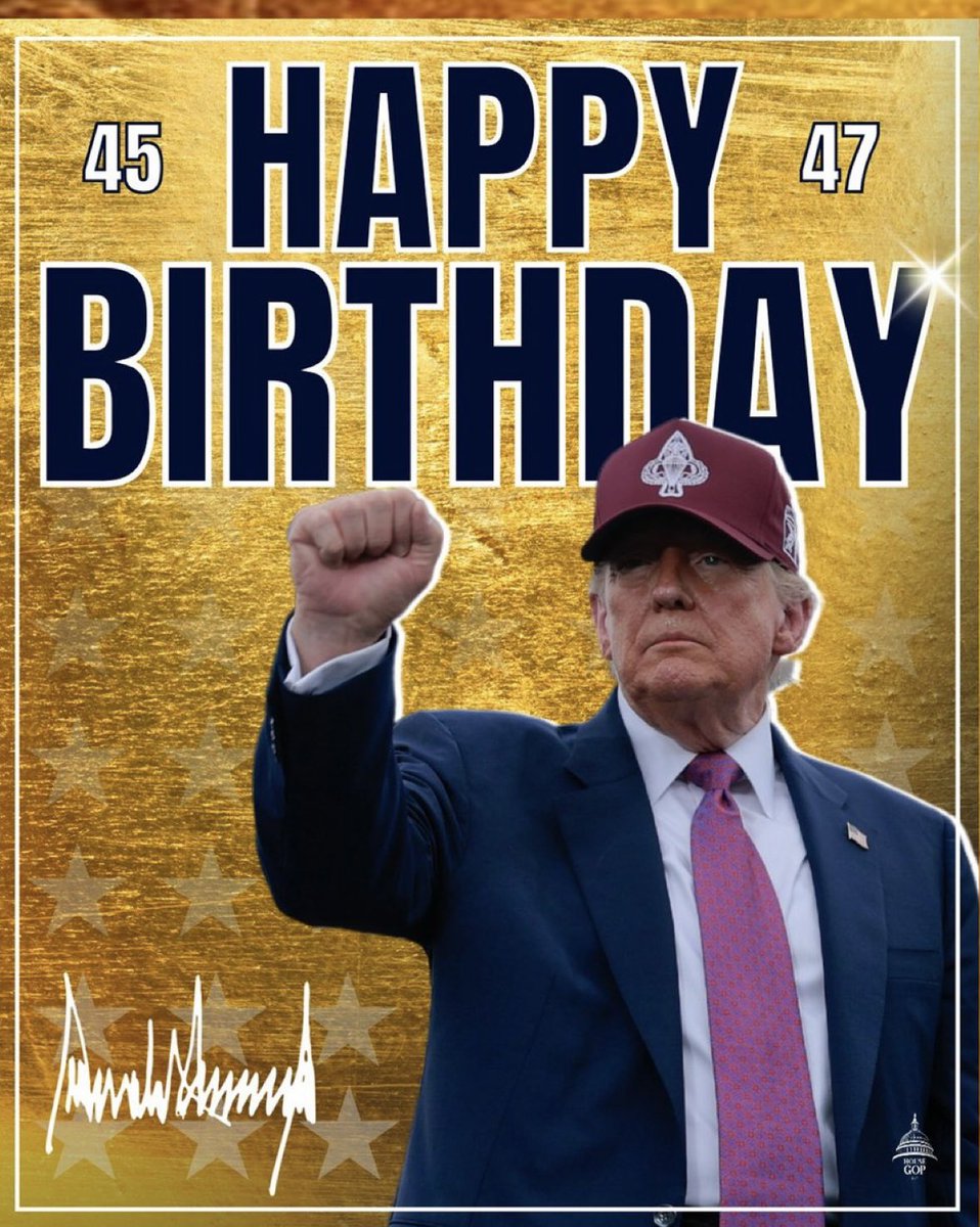 ArmandKleinX's tweet photo. 🇺🇸🎂🎂HAPPY BIRTHDAY TO 🎂🎂🇺🇸
🇺🇸🇺🇸🎂DONALD J.TRUMP🎂🇺🇸🇺🇸
🇺🇸BEST PRESIDENT OF THE UNITED 
STATES OF AMERICA 🇺🇸
🙏🏻✝️God Bless You MR.PRESIDENT✝️🙏🏻
@realDonaldTrump @POTUS https://t.co/44rd2ySg0o