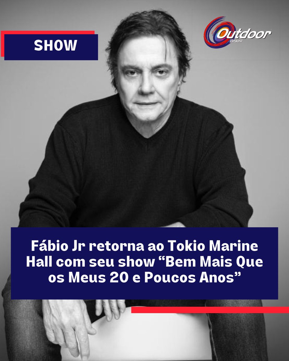 outdoorbrazil's tweet photo. 𝗥𝗼𝗺𝗮𝗻𝘁𝗶𝘀𝗺𝗼 𝗲𝗺 𝗮𝗹𝘁𝗮!!! #FabioJr está de volta a São Paulo para comemorar o Dia dos Namorados com seu show “Bem Mais Que os Meus 20 e Poucos Anos”. 

➡️ Quer saber mais? 
Acesse https://t.co/Zyu3KRRZM7

𝗦𝘂𝗰𝗲𝘀𝘀𝗼!!!🎶❤️
📸 Dudu Biagio
#Romantico #Show
#MPB https://t.co/jHShdoFeD8