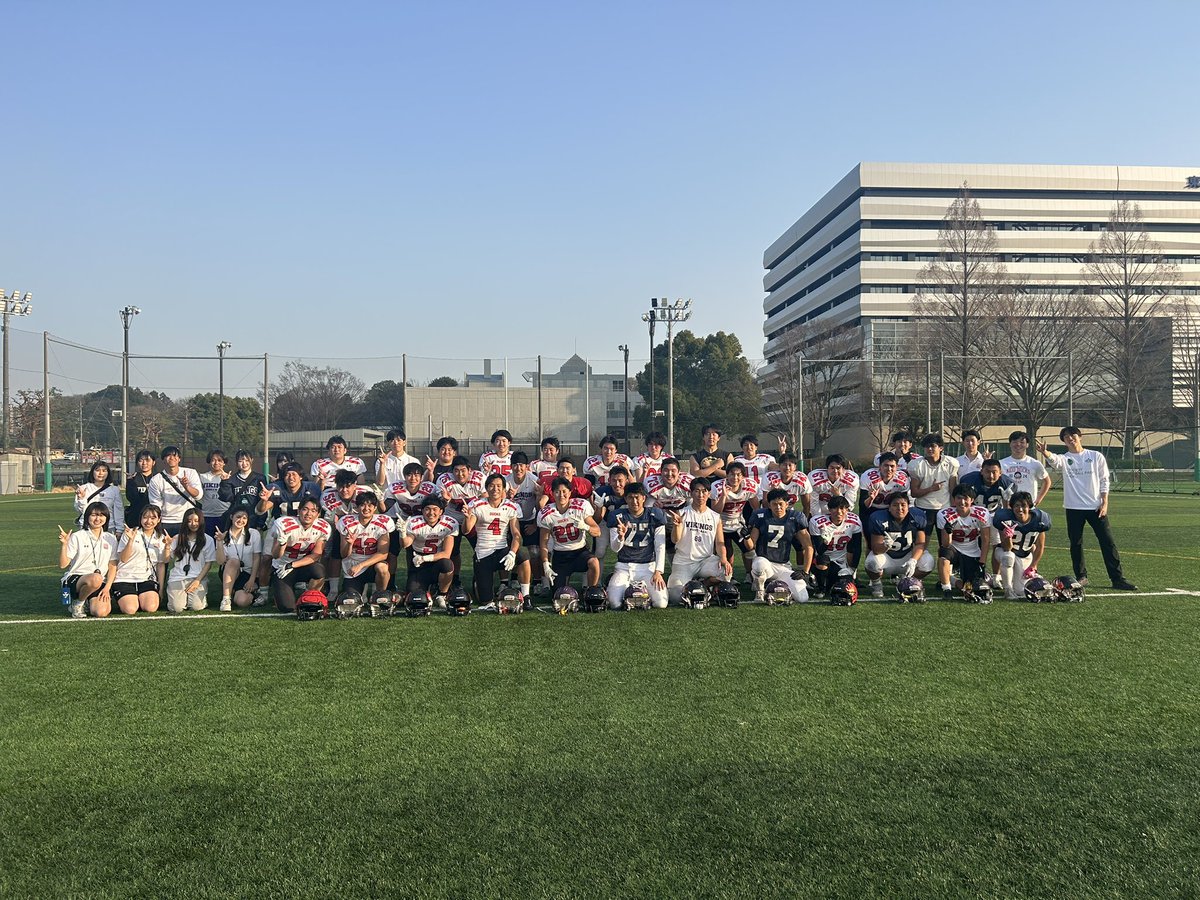 慶應大学さんと合同練習を行いました！

改善させるべき点を一人一人が認識して、お互いを高め合うことができる貴重な時間でした！

慶應大学さん、ありがとうございました。

#東洋大学 
#アメフト 
#アメフト部
#vikings 
#百折不撓