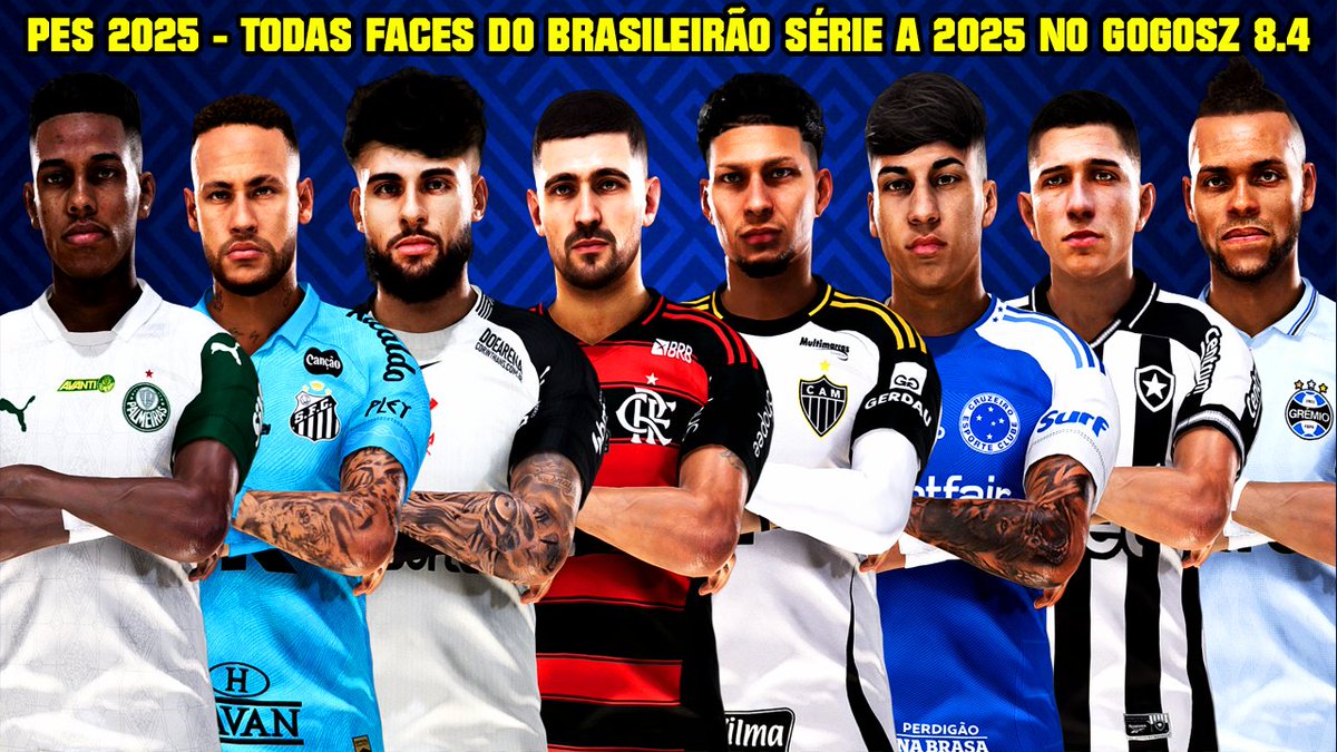TudodePES's tweet photo. PES 2025 TODAS FACES DO BRASILEIRÃO 2025 SÉRIE A NO PATCH GOGOSZ 8.4 - 4K
Vídeo Completo: https://t.co/Hl11cd8edZ
#patchgogosz #efootball2025 #efootball #brasileirão2025 https://t.co/IGLzFBKj66