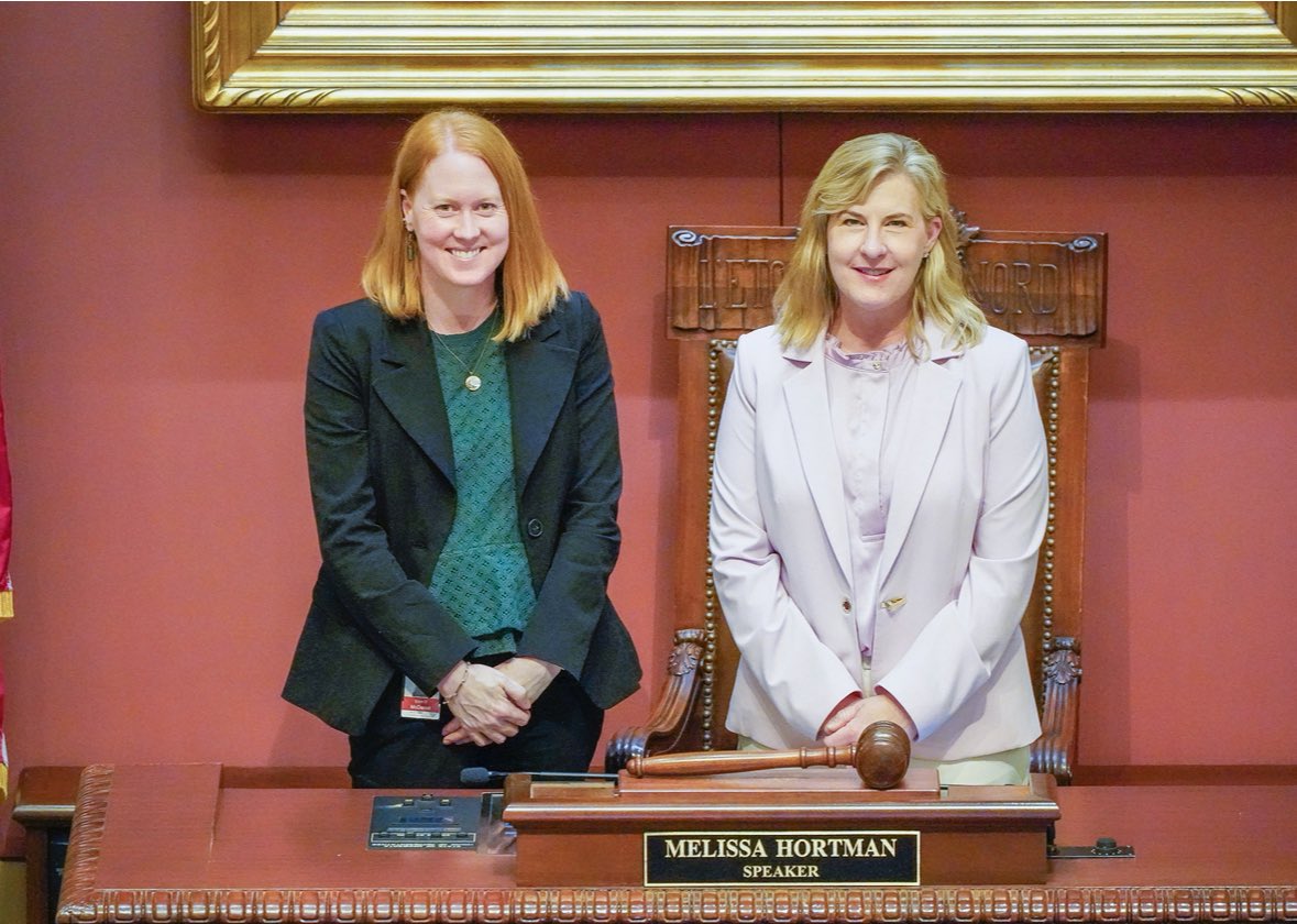 Forever my Speaker.  A fighter for All Minnesotans. An honor to serve you Speaker Hortman.