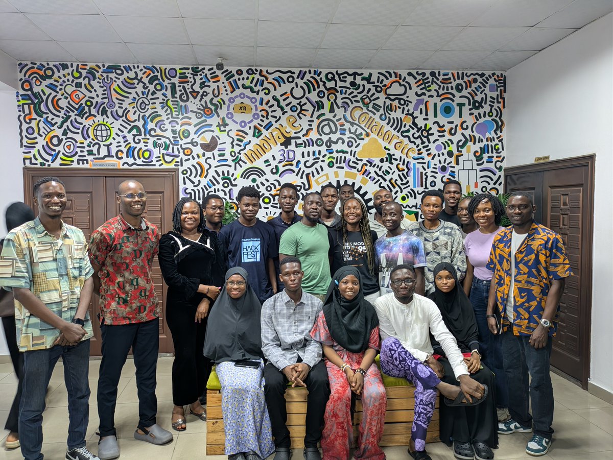 We had a lovely session today@AISaturdayLagos community despite the heavy downpour ☔ thanks to everyone who joined in-person and remotely🧡