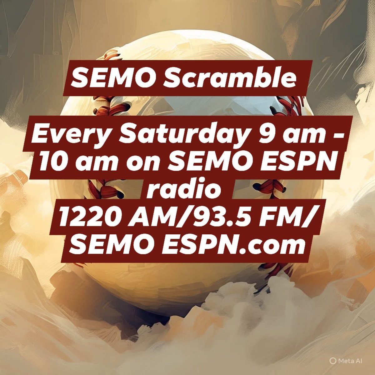 SEMOESPN's tweet image. SEMO Scramble June 14 👇
SEMOESPN.com/podcast
- @Cardinals lose 6 straight. Replay doesn't favor birds. Lars Nootbaar is on struggle bus.
- Interview with @alex_coil (@memphisredbirds Voice)
- Interview with @MattPauleyOnAir of (@KMOXSports)
- Catfish, NBA/NHL, College WS