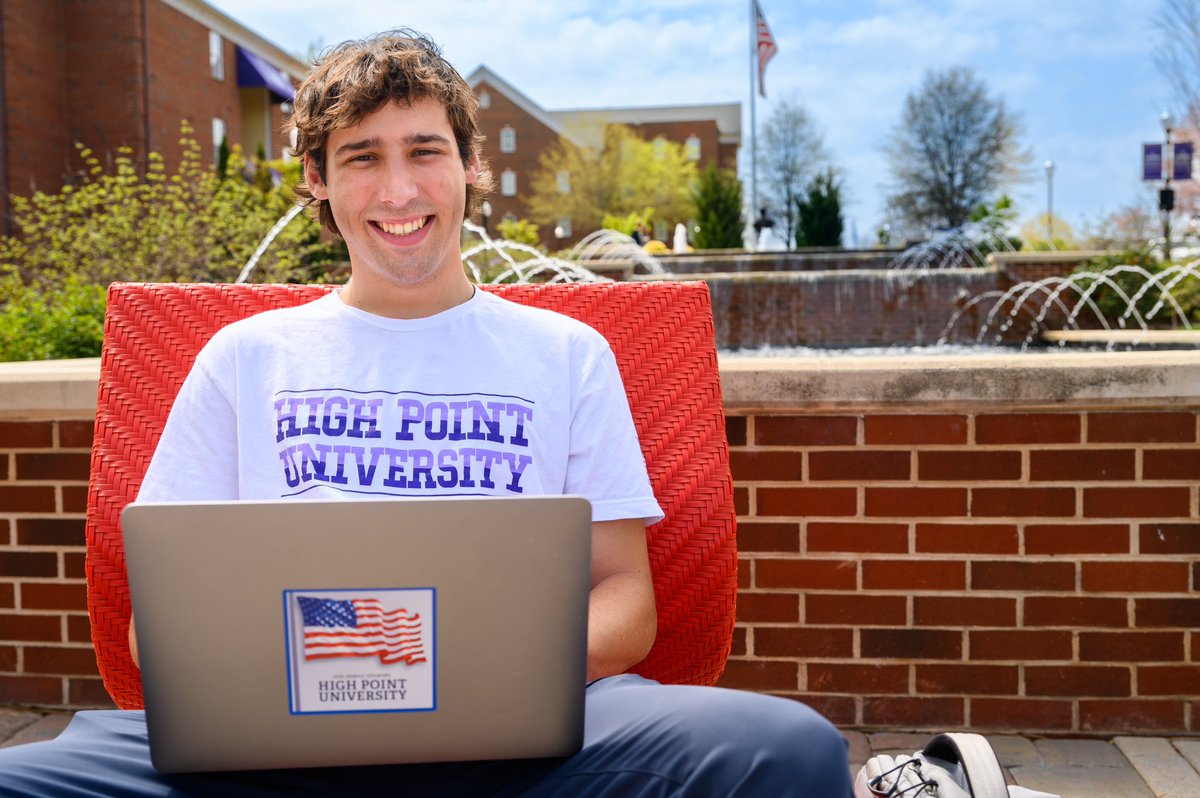 HighPointU's tweet image. Red, white & HPU! Happy Flag Day, Panthers! 🇺🇸
#HPU365 #FlagDay