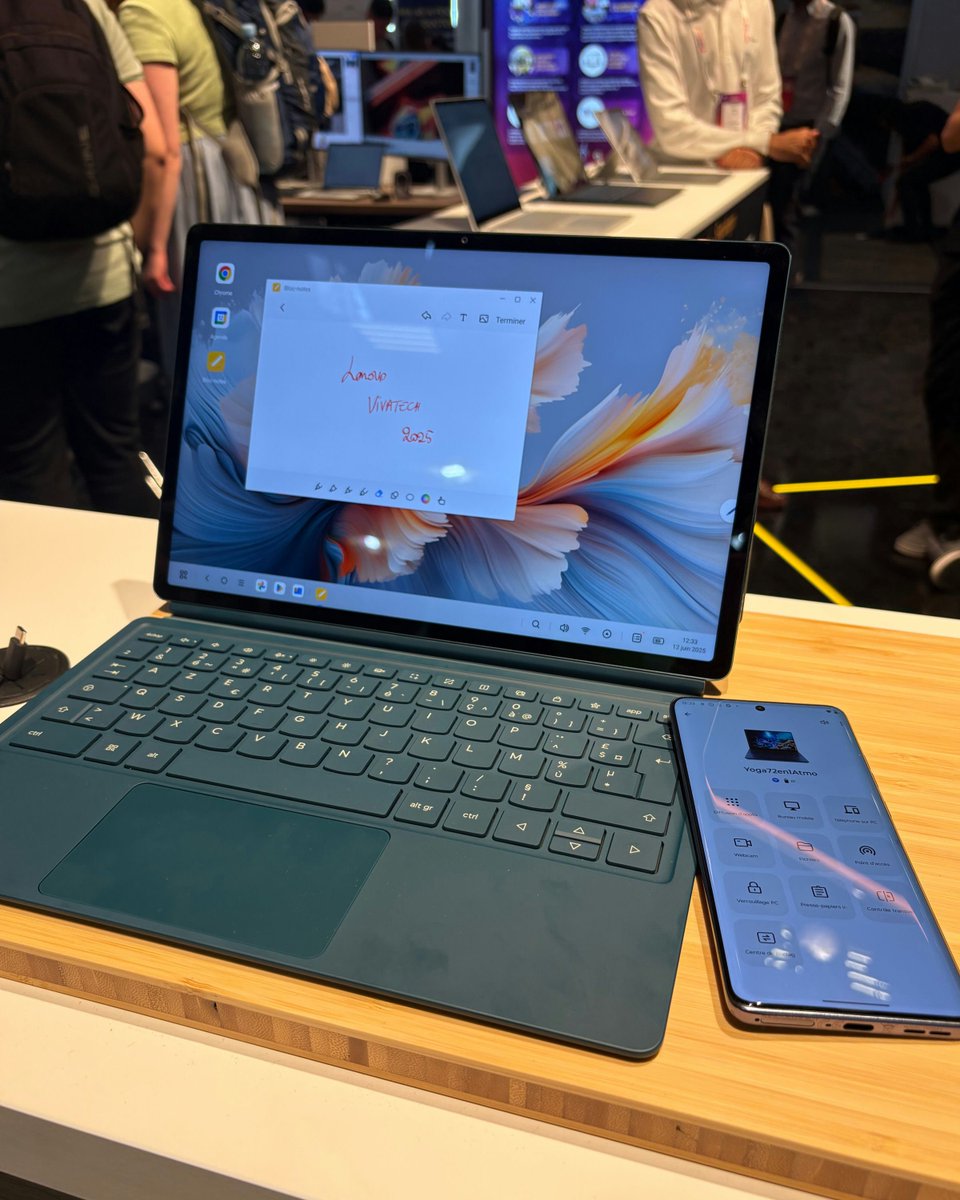 Lenovo France (@lenovofr) on Twitter photo 4ème et dernier jour de Vivatech sur le stand <a href="/Fnac/">Fnac</a> !
Aujourd'hui, 1 Lenovo Yoga Tab Plus & 1 Motorola Edge 50 Pro à gagner !
➡️ Follow <a href="/lenovofr/">Lenovo France</a> et <a href="/MotorolaFR/">Motorola France</a> + RT
➡️ Partagez en commentaire votre usage préféré de l’IA.
TAS le 24 juin ! Bonne chance ! 4ème et dernier jour de Vivatech sur le stand <a href="/Fnac/">Fnac</a> !
Aujourd'hui, 1 Lenovo Yoga Tab Plus & 1 Motorola Edge 50 Pro à gagner !
➡️ Follow <a href="/lenovofr/">Lenovo France</a> et <a href="/MotorolaFR/">Motorola France</a> + RT
➡️ Partagez en commentaire votre usage préféré de l’IA.
TAS le 24 juin ! Bonne chance !