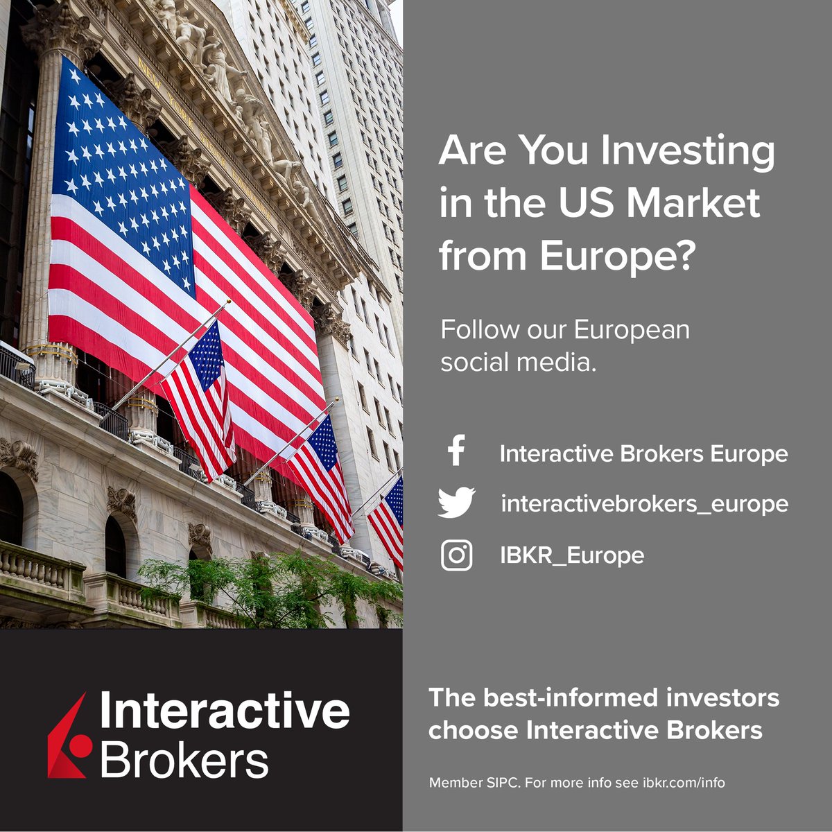 Interactive Brokers (@ibkr) on Twitter photo Tune in to follow products and services available for European investors on our X channel Interactive Brokers Europe. Follow us at <a href="/IBKR_Europe/">Interactive Brokers Europe</a>. Tune in to follow products and services available for European investors on our X channel Interactive Brokers Europe. Follow us at <a href="/IBKR_Europe/">Interactive Brokers Europe</a>.