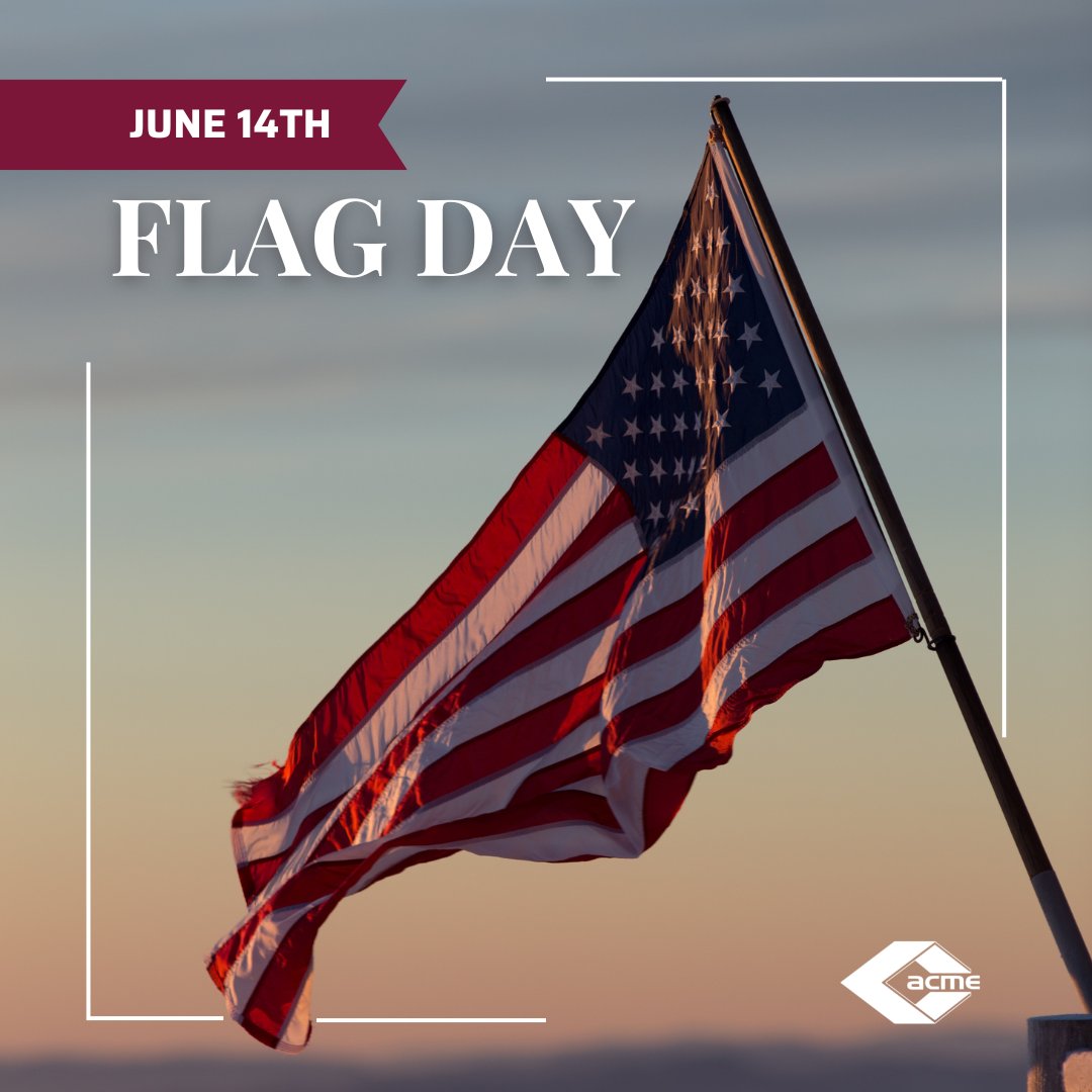 AcmeCorrugated's tweet image. Today, we honor the symbol of freedom, unity, and resilience—our flag.
At Acme Corrugated Box, we’re proud to manufacture right here in the USA, with a commitment to quality that’s as enduring as Old Glory.

#FlagDay #MadeInUSA #AcmeCorrugatedBox