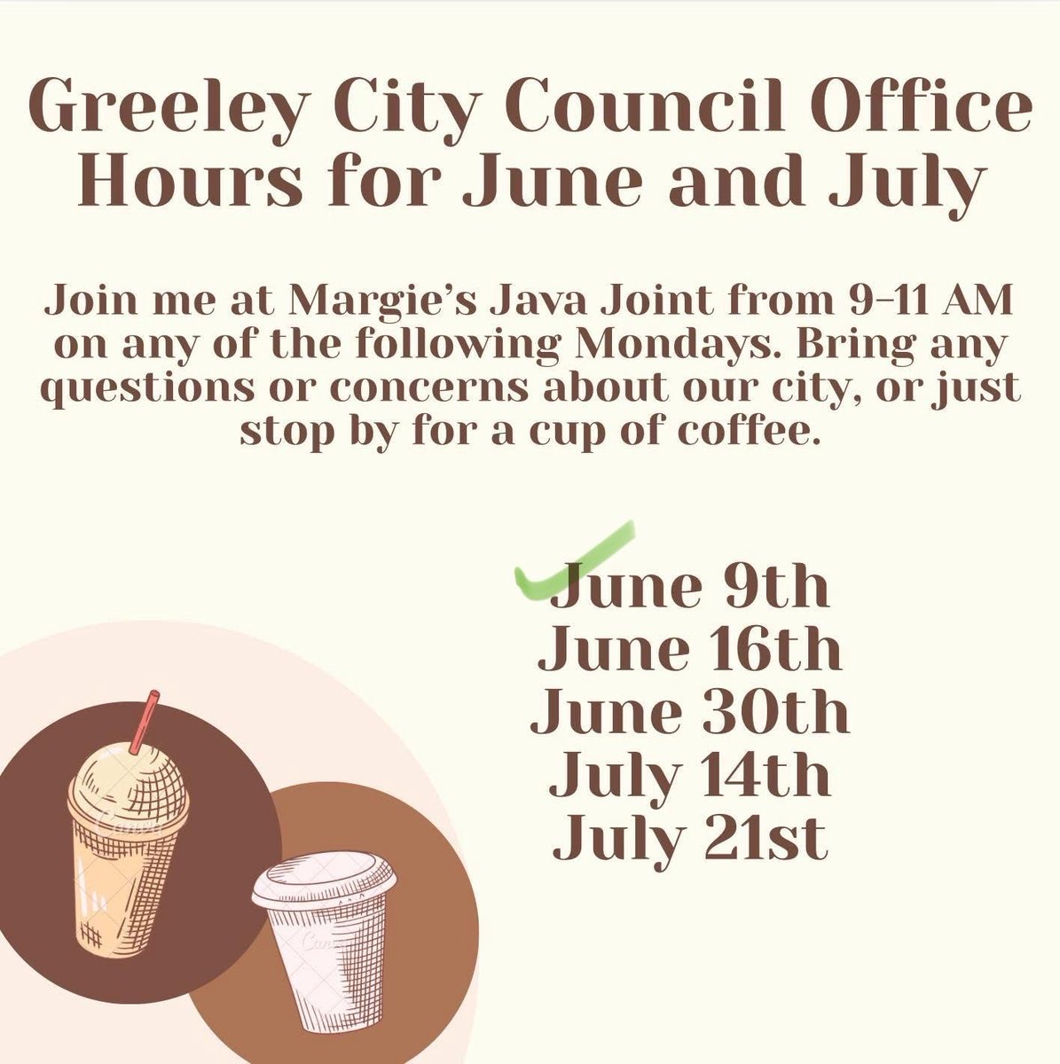ButlerForWard1's tweet image. Next Council Office Hours are Monday the 16th. See you there!