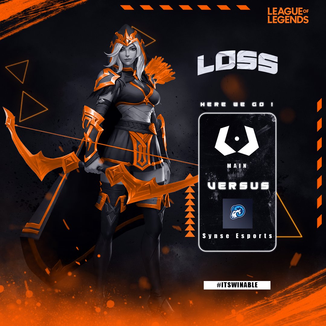 WINABLE (@winablegg) on Twitter photo #RESULTS #LeagueOfLegends Main Team
🌎<a href="/PrimeLeague/">Die Techniker Prime League</a> DIV 5
🆚Synse Esports
Result: 0:2 Loss
Losses are just a chapter in our story. The best is yet to come!
Powered by:
<a href="/myckras/">CKRAS.com</a>
<a href="/WOEbootcamp/">WORLD OF ESPORT</a>
morada.de
#ItsWinable #RESULTS #LeagueOfLegends Main Team
🌎<a href="/PrimeLeague/">Die Techniker Prime League</a> DIV 5
🆚Synse Esports
Result: 0:2 Loss
Losses are just a chapter in our story. The best is yet to come!
Powered by:
<a href="/myckras/">CKRAS.com</a>
<a href="/WOEbootcamp/">WORLD OF ESPORT</a>
morada.de
#ItsWinable