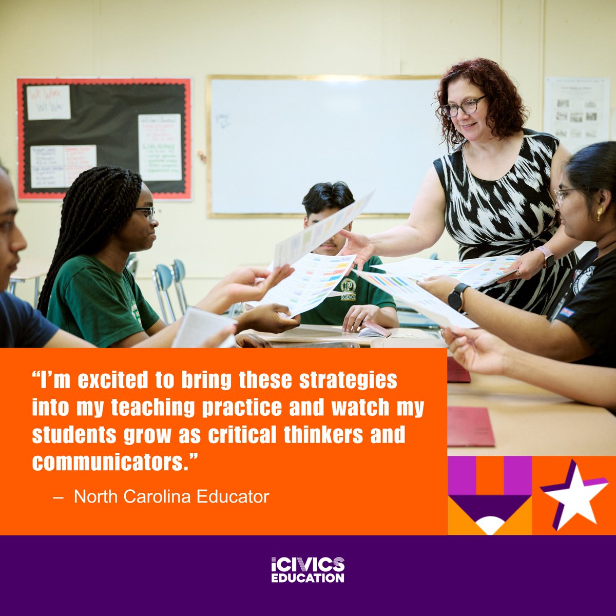 ☀️📚 iCivics has something for everyone! Our professional learning opportunities offer flexible online courses, interactive workshops, and supportive coaching.

Register today 👉 bit.ly/4e5aAk8