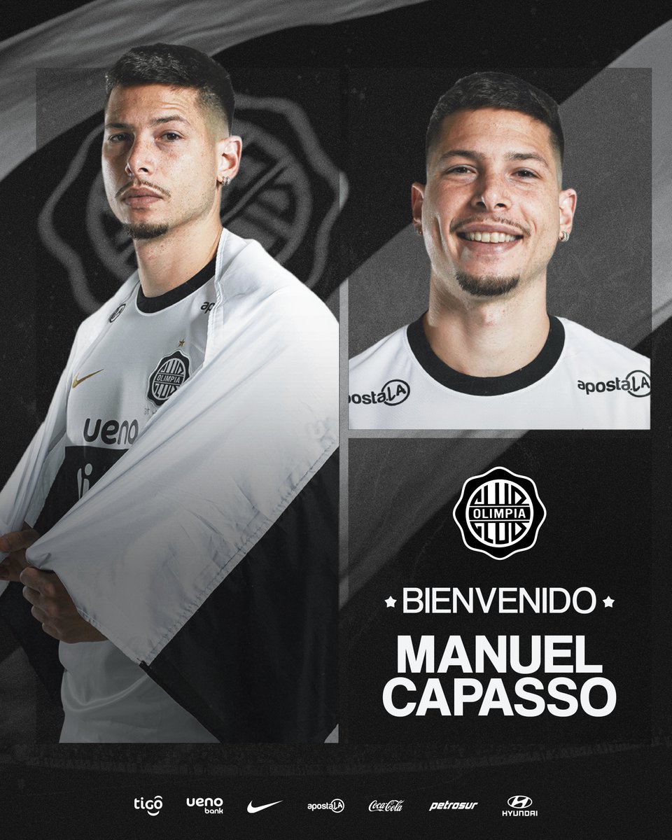 El recuerdo de un campeonato inolvidable.

Las ganas de querer regresar, la ilusión de volver a vestir nuestra camiseta.

Hoy se hace realidad.

¡BIENVENIDO OTRA VEZ, MANUEL VICENTE CAPASSO!

¡Olimpia es tu casa! 💪🏻🤍🖤🤍