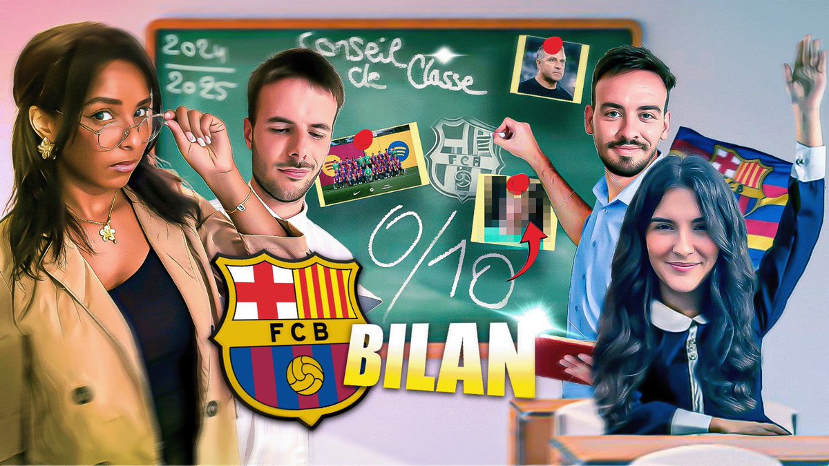 esiadrr's tweet image. LE CONSEIL DE CLASSE 2024-25 DU BARÇA EST DISPO 🔵🔴
🖇️ youtu.be/lkzxe4ZBu2A?si…
📚📌 ft @marianneinbcn x @TikiNews
