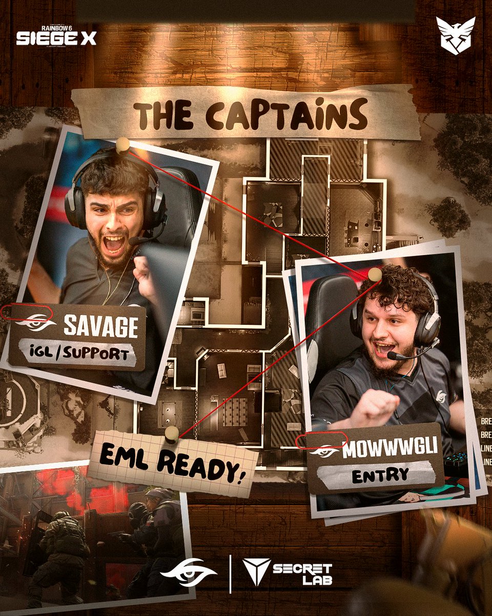 The captains. The conductors. The brains behind it all.

2 days before the EML. <a href="/Mowwwgliiii/">Mowwwgli</a>, <a href="/SavageR6S/">Secret Savage</a>, we ready? 🤝