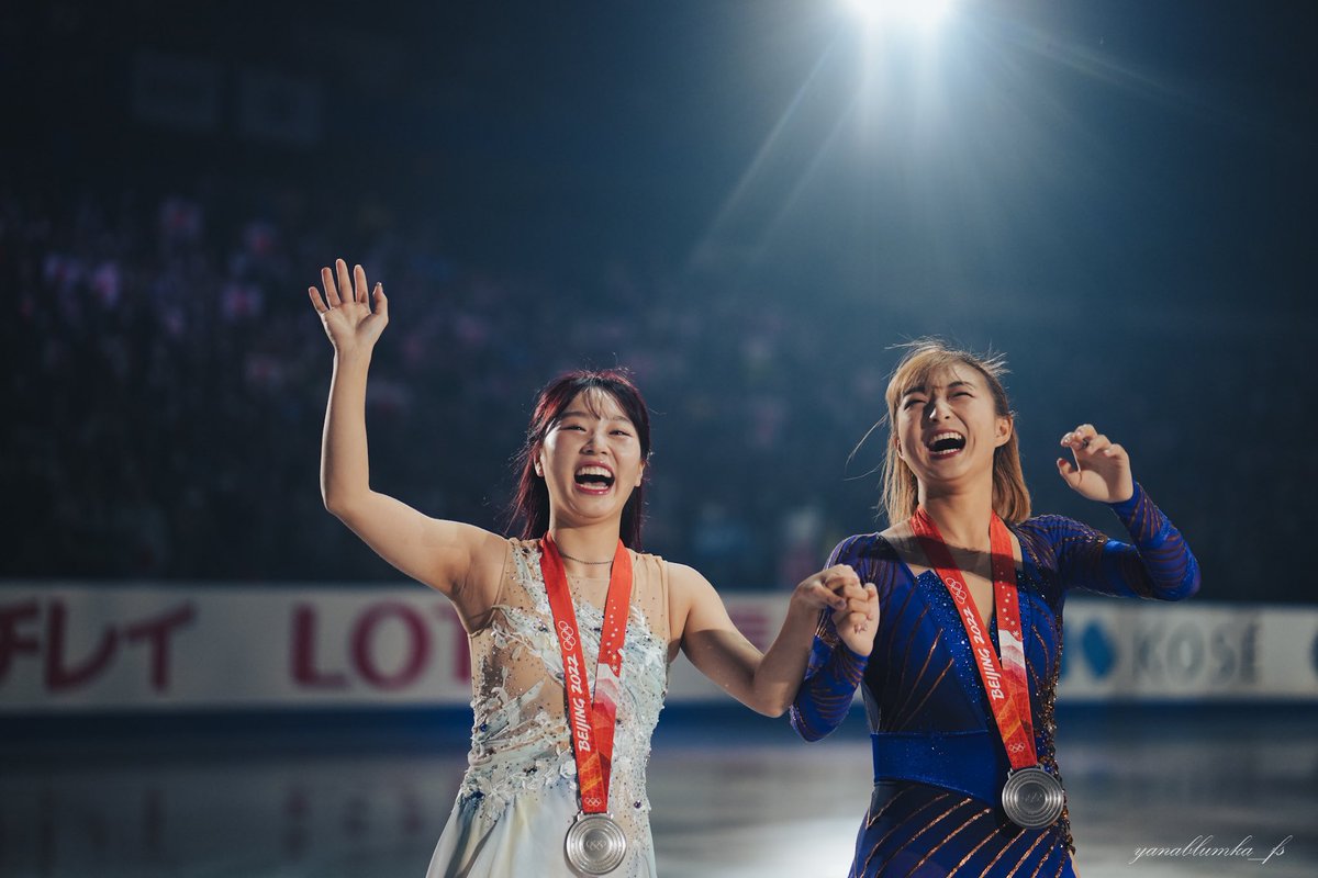 midorimoonlight's tweet image. kaori and wakaba have been in the sport for so long, but it’s only in the last seasons that they’ve really been able to break through. i hope they can enjoy this olympic season together ! ❤️