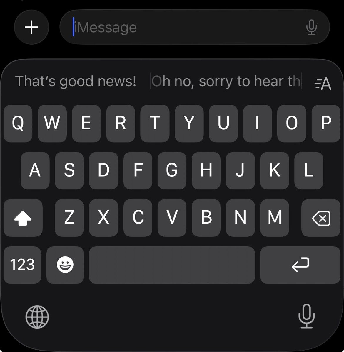 "I ain't reading all that..." auto-suggest edition.