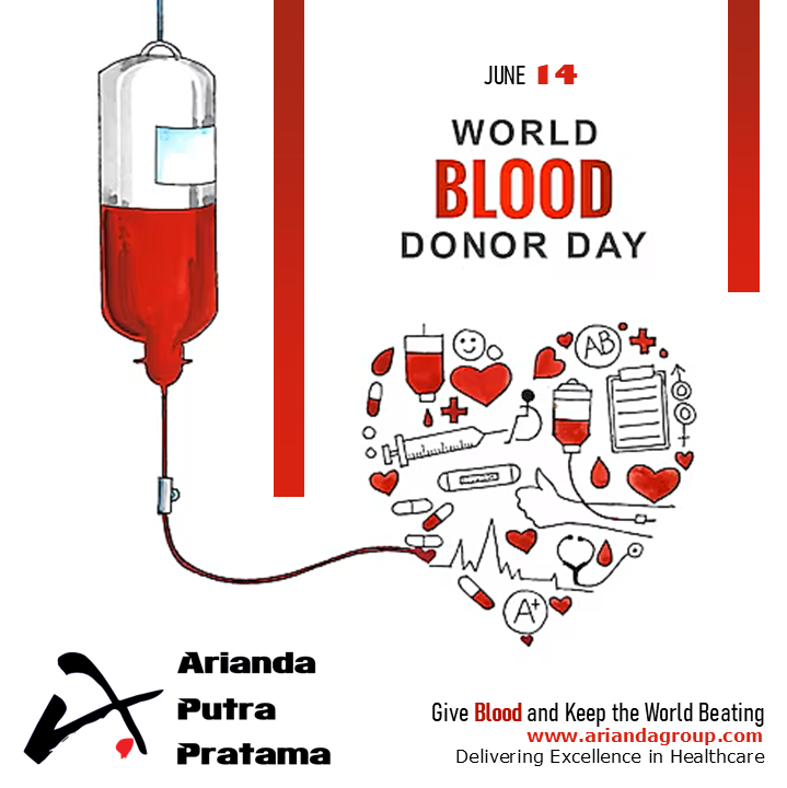 Arianda_PP's tweet photo. World Blood Donor Day. Give Blood and Keep the World Beating. #app #ariandaputrapratama #ariandagroup #healthcare #medical #HealthCareExcellence #healthcareequipment #hospital #medicaldevices #blooddonation #WorldBloodDonorDay #BloodDonorDay #blooddonor #BloodDonationMatters https://t.co/qBMCsI55RF