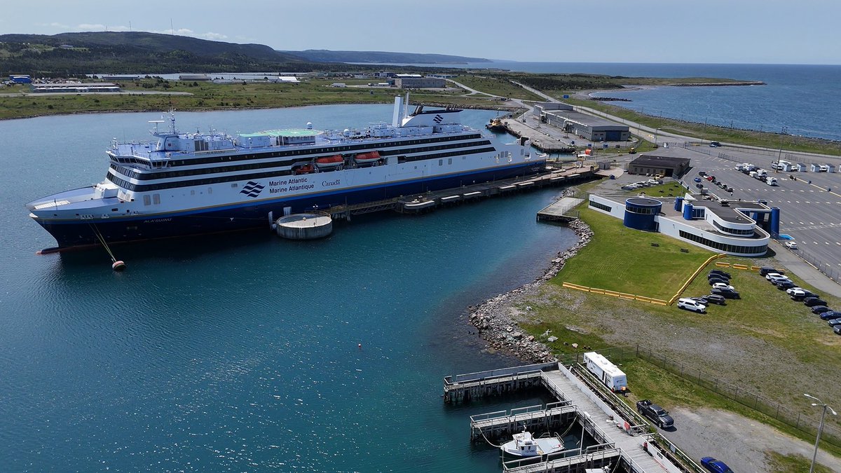 Welcome back to Argentia for the 2025 season, MV Ala'suinu! Fair winds and following seas 'traveller'!