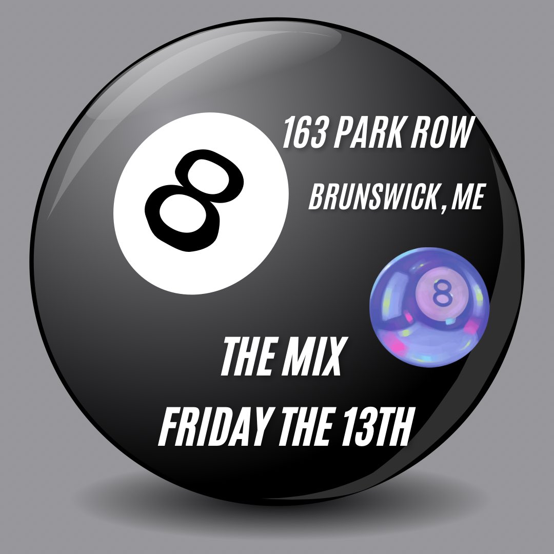 eightballsband's tweet photo. 🎱 thank you @themixonparkrow and everyone who came out or walked by!! Happy summer. @brunswickdowntown See you next time 163 Park Row on July 11, 2025. In the meantime if you haven’t been to the new Mix location get there!!! #mainemusic #livemusic 🎱 https://t.co/c0HJ9VHKx2