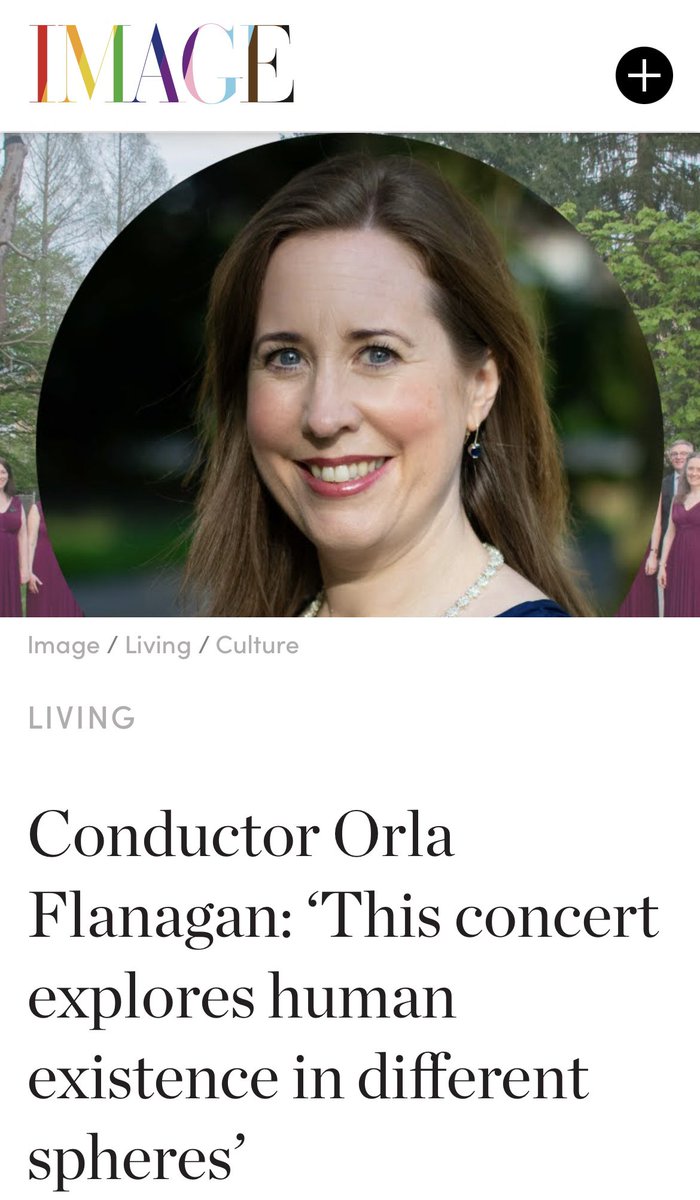 Ahead of our concert with Pipeworks this week, our conductor Orla sat down with Image Magazaine to give a little more insight into life as a conductor and what to expect from Myriad Worlds! It’s such an enjoyable interview 🥰 Check it out! 

image.ie/living/conduct…