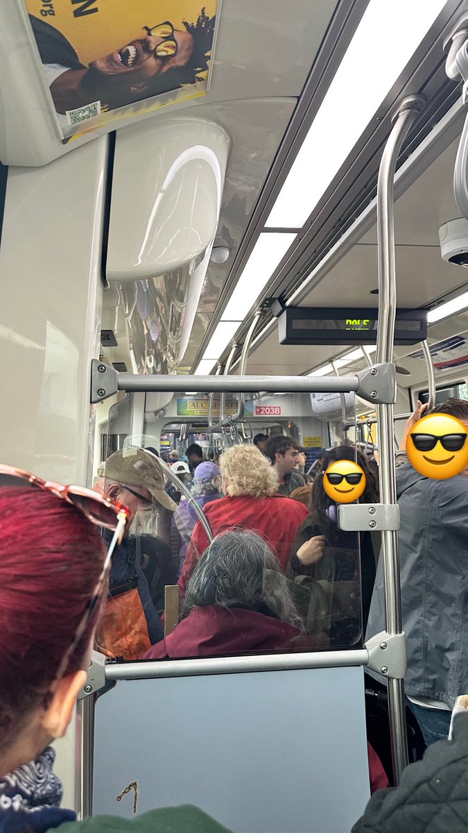 Middle car is packed headed to No Kings protest in St. Paul.