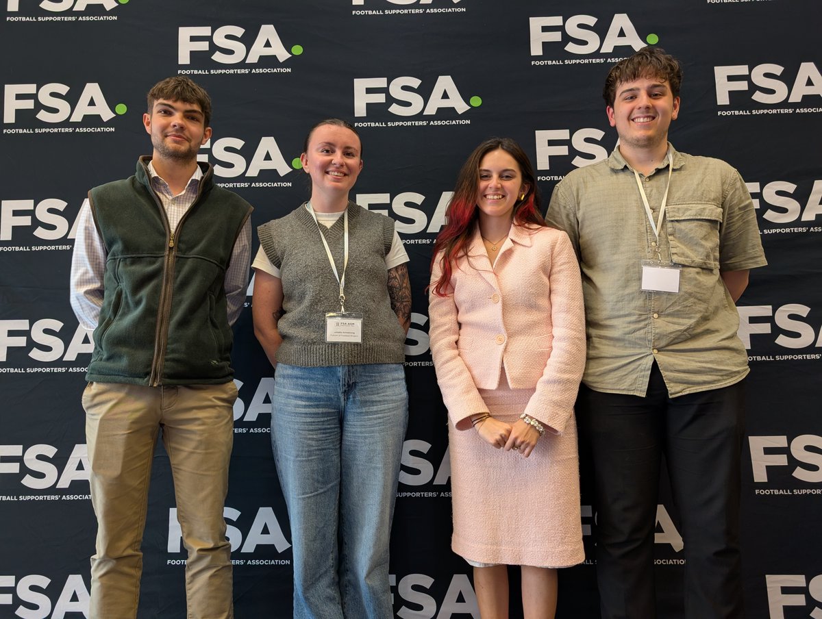 Loads of good discussions at today's #FSA25 AGM but if we had to pick out one thing it might be the number of young, articulate supporters here.

We’re setting up a new, informal network of younger fans to make sure their voices are heard. 

Want get involved? Get in touch!