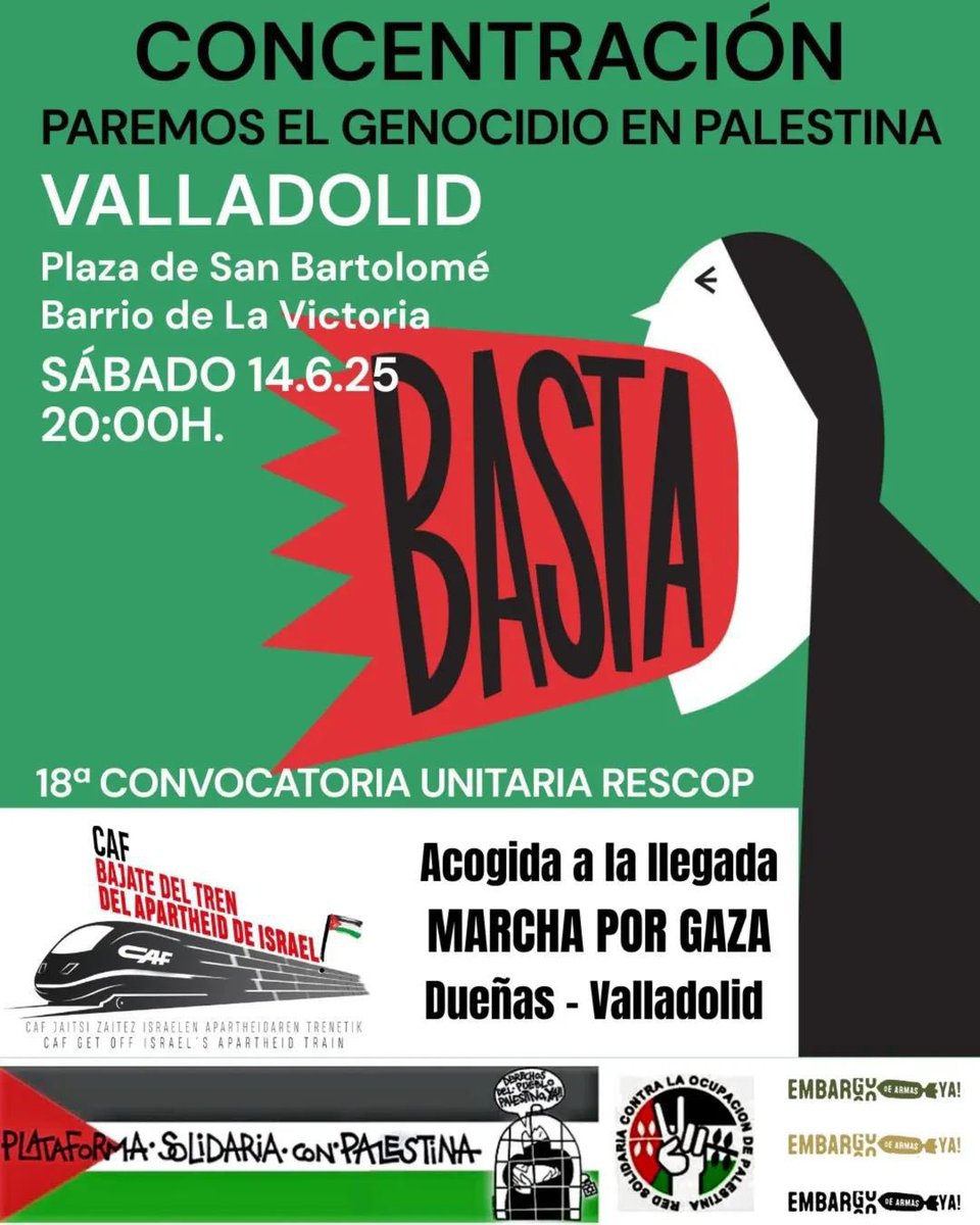 #PalestinaLibre #Valladolid