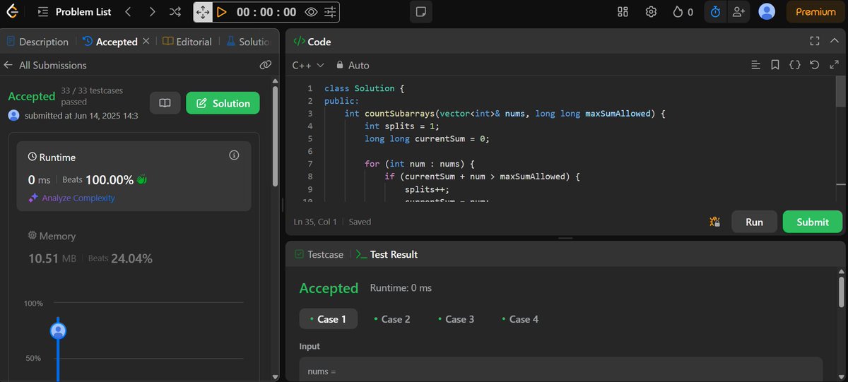 harshit_yadav03's tweet photo. 🚀 Day 1 Grind 💻
✨ Solved:
🔹 Kth Missing Positive
🔹 Aggressive Cows
🔹 Book Allocation
🔹 Split Array - Largest Sum
🧠 Mastered Binary Search on "Min of Max / Max of Min" 💡
🎨 Learned CSS styling too!
#100DaysOfCode #Dev #striverdsasheet https://t.co/1APUK5xuIZ