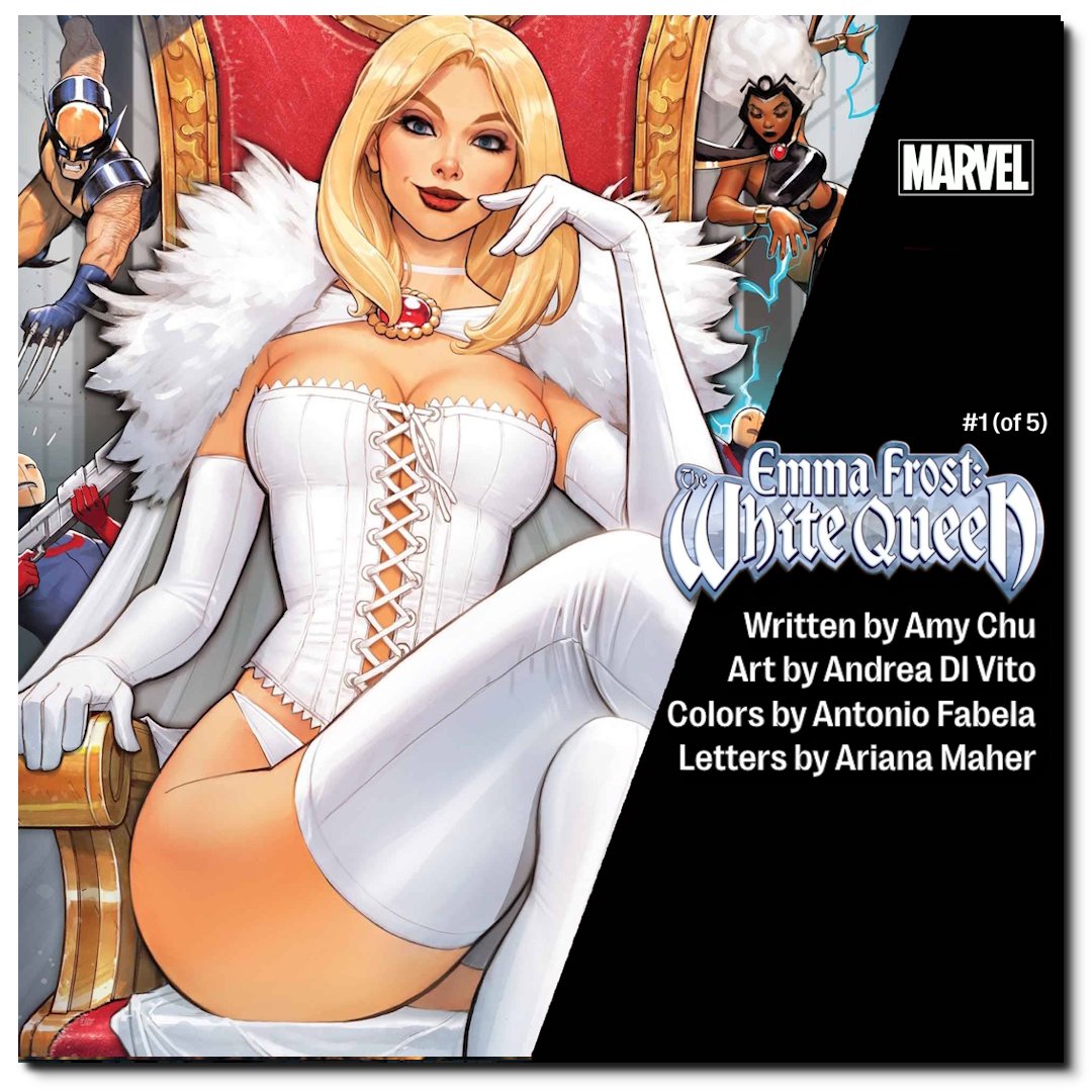See Emma's Hellfire Club Days in <a href="/Marvel/">Marvel Entertainment</a>'s EMMA FROST: The White Queen #1 by <a href="/AmyChu/">A M Y C H U #donutkiller 👽</a>, Andrea Di Vito, <a href="/AntonioFabela/">Antonio 🦇</a> &amp; Ariana Maher #NCBD #EmmaFrost #TheWhiteQueen #TheHellfireClub #MarvelComics

popculthq-comics.com/preview-emma-f…