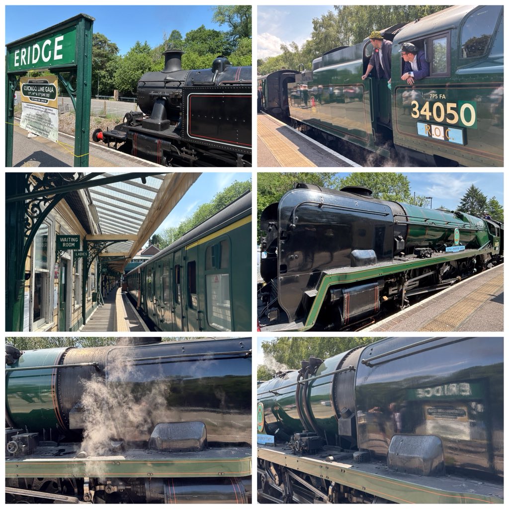 Snapshots of Eridge - <a href="/SouthernRailUK/">Southern</a> Mainline Interchange - #CuckooLine Gala Weekend <a href="/SpaVRofficial/">SpaValleyRailway</a> - #KentLife 🚂🍓🌾