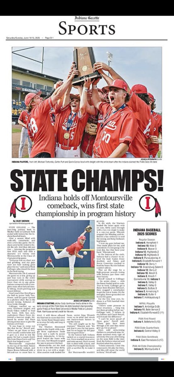 Amazing last couple days. <a href="/usopengolf/">U.S. Open</a> at OCC. <a href="/IUPfootball/">IUP Football</a> golf outing at ICC. Indy hs State Champions!