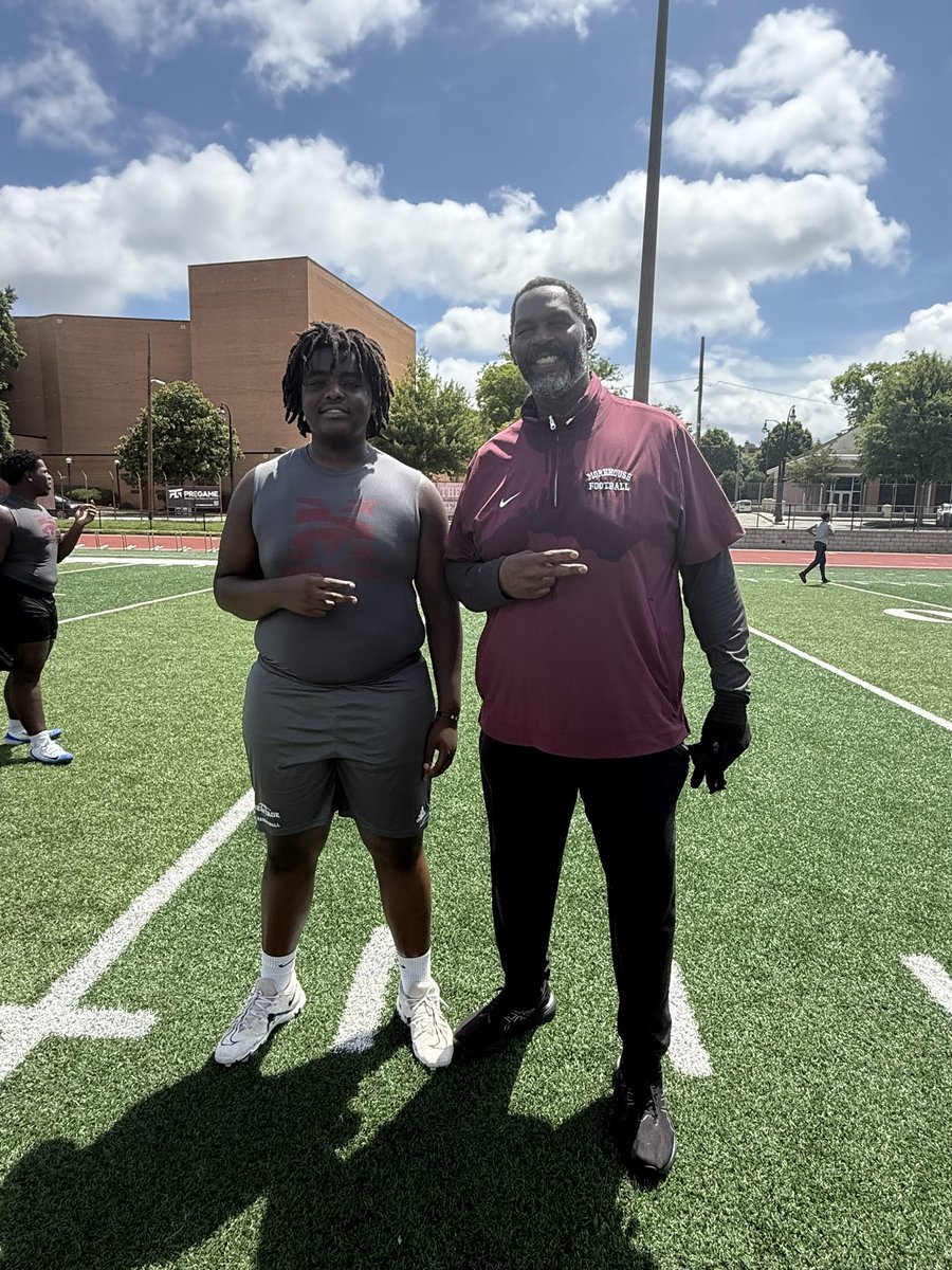 BiggWill2026 (@bwill2026) on Twitter photo <a href="/MorehouseFB/">Morehouse Football</a> <a href="/coachmathis81/">Terance Mathis</a> Had a great camp at Morehouse today. Looking forward to coming to Morehouse for a game this season. <a href="/MorehouseFB/">Morehouse Football</a> <a href="/coachmathis81/">Terance Mathis</a> Had a great camp at Morehouse today. Looking forward to coming to Morehouse for a game this season.