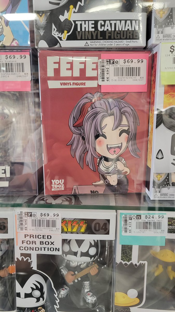 Wasn't expecting to see the first <a href="/CovfefeChan/">FeFe 🫦</a> youtooz here