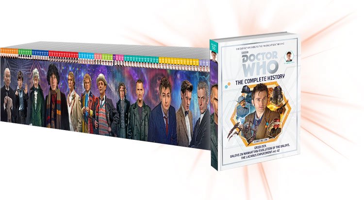 Please retweet: Anyone interested in a complete set of Doctor Who: The Complete History? All 90 volumes in great condition! £200 or best offer. You’d need to come to Brighton to pick them up. 

It’s a gorgeous series of books. I’m only selling them to free up space. 

#DoctorWho