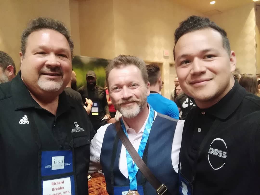Diego A. Bonilla (@dabonillao) on Twitter photo #CreatineResearch
Six years ago in Las Vegas with two of the most inspiring minds in research <a href="/RBKreider/">Rick Kreider, PhD</a> <a href="/EricRawsonPhD/">Eric Rawson, Ph.D. 🎅🏻</a>
Time flies!
<a href="/TeamDBSS/">DBSS International</a> <a href="/Creatine4Health/">Creatine For Health</a> <a href="/KreaFood/">KreaFood</a> <a href="/IntSocietySN/">International Society of Sports Nutrition (ISSN)</a> #CreatineResearch
Six years ago in Las Vegas with two of the most inspiring minds in research <a href="/RBKreider/">Rick Kreider, PhD</a> <a href="/EricRawsonPhD/">Eric Rawson, Ph.D. 🎅🏻</a>
Time flies!
<a href="/TeamDBSS/">DBSS International</a> <a href="/Creatine4Health/">Creatine For Health</a> <a href="/KreaFood/">KreaFood</a> <a href="/IntSocietySN/">International Society of Sports Nutrition (ISSN)</a>