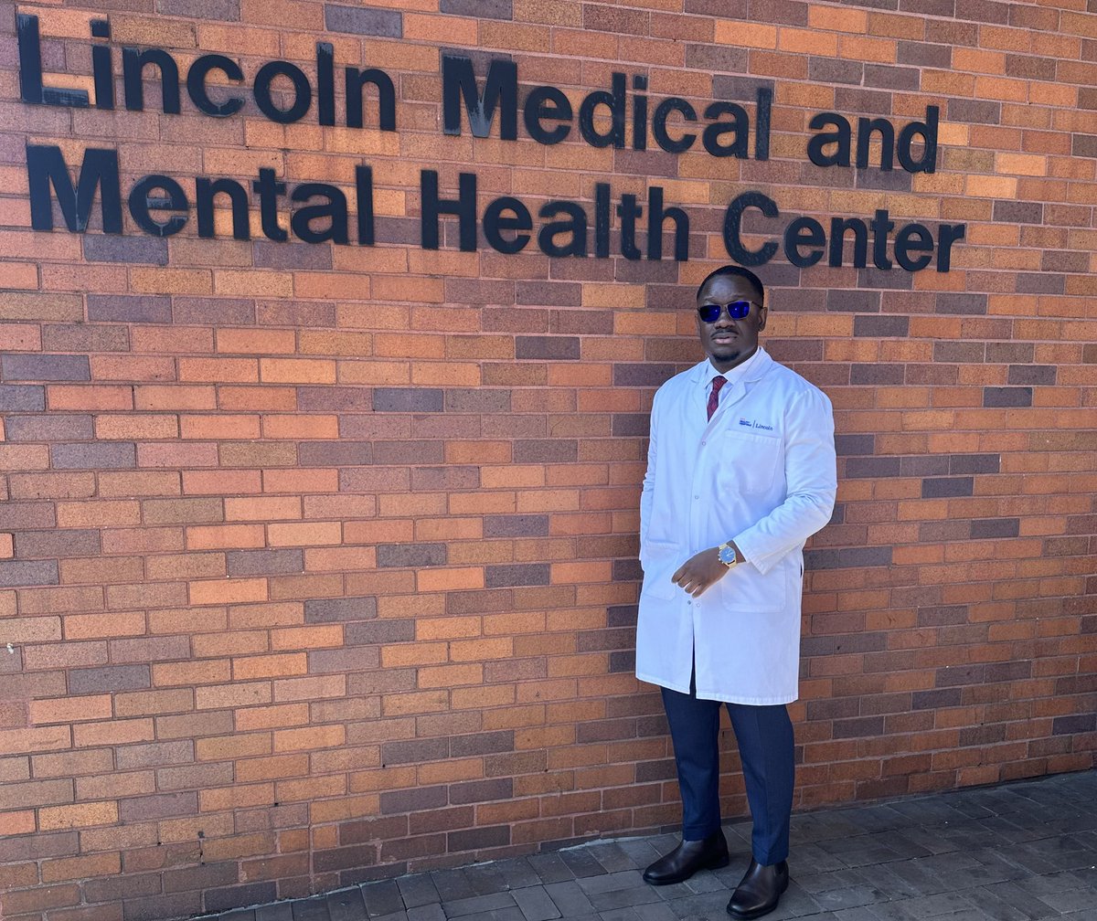 antia_md's tweet image. From a Medical student in DTMU, Georgia 🇬🇪 to a State House-officer in Nigeria 🇳🇬 and ultimately the Chief Medical Resident at Lincoln Medical Center, New York 🇺🇸, my journey has been exhilarating.
I come from humble roots and my journey is just beginning.
Residency ✅