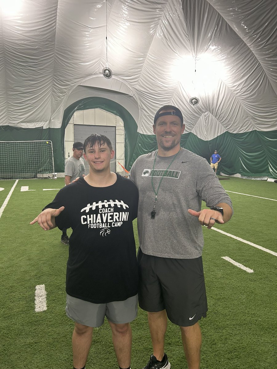 Thank you <a href="/CoachSuth74/">Noah Sutherland</a> and <a href="/NSU_Football/">Northeastern State Football</a> for having me out I had an amazing time! <a href="/N_W_Sports/">Nation Wide Sports!</a> <a href="/PrepRedzoneOK/">Prep Redzone Oklahoma</a> <a href="/CoachCoatney/">Coach Logan Coatney</a> <a href="/CoachT_Shep/">Tyler Sheppard</a>