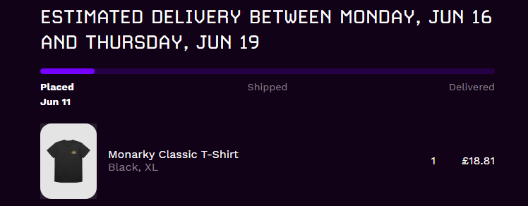 Gonna be there to watch #Monarky Season 7 in style. Got a hoodie already :) 

Big love guys. A massive fan of what you all do. Go get some Monarky merch yall! &lt;3 

#MonarkyMerch