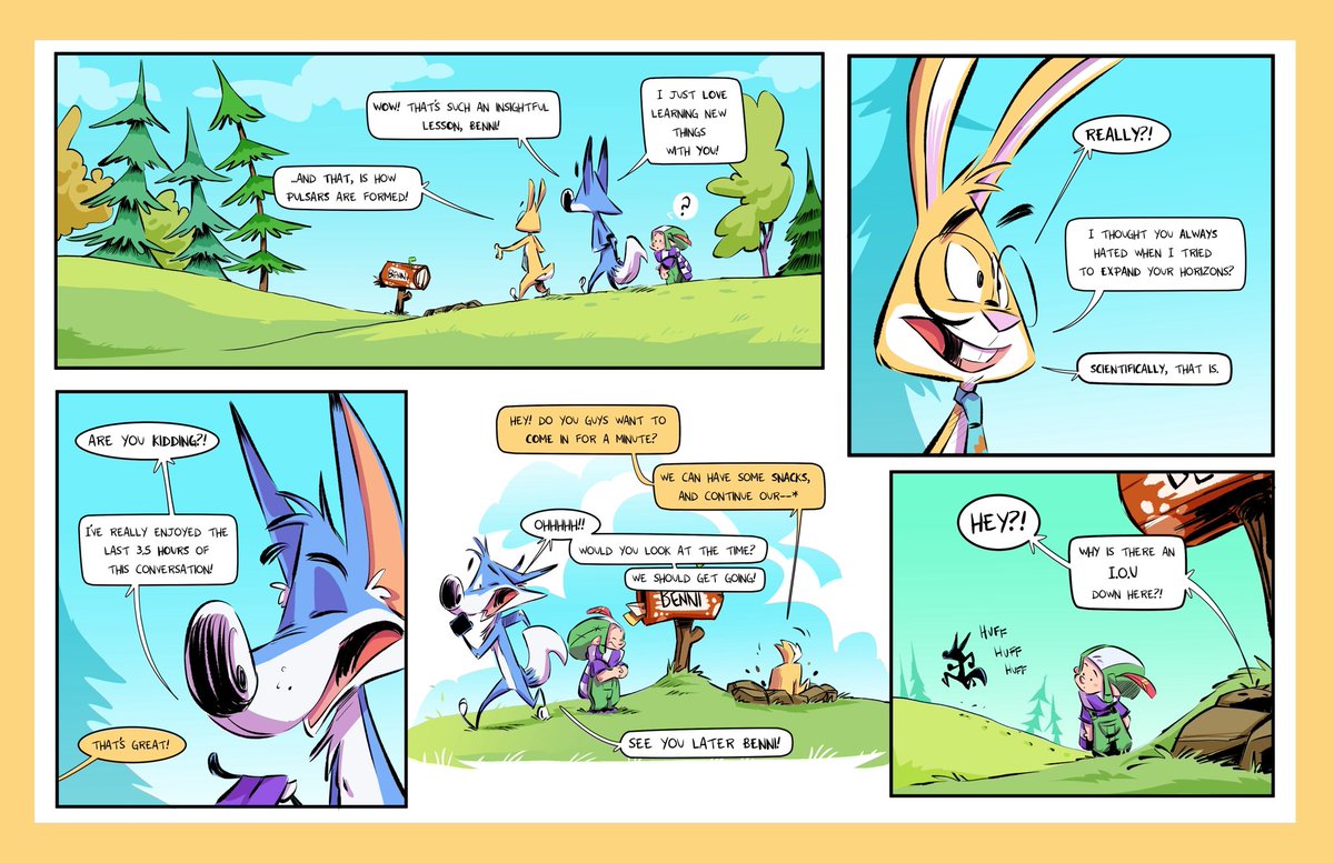 D__Gee's tweet image. ForestFolkComic #453
Read em all @ forestfolkcomic.com
#comicstrips #saturdaymorningcartoons #indiecomics @theraidstudio