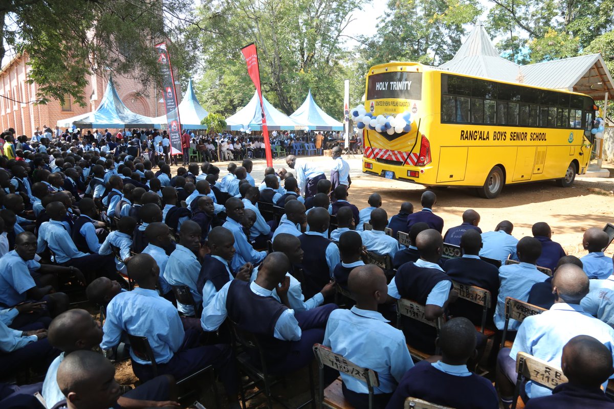 Kenya Pipeline Foundation (@kpcfoundation) on Twitter photo The KPC Foundation has today handed over a modern 50-seater school bus worth KSh10.7 million to Rangala Boys Secondary School, Siaya County.
Cabinet Secretary for Energy and Petroleum, Hon. <a href="/OpiyoWandayi/">CS Opiyo Wandayi, EGH</a> , who presided over the event lauded the KPC Foundation noting that the bus The KPC Foundation has today handed over a modern 50-seater school bus worth KSh10.7 million to Rangala Boys Secondary School, Siaya County.
Cabinet Secretary for Energy and Petroleum, Hon. <a href="/OpiyoWandayi/">CS Opiyo Wandayi, EGH</a> , who presided over the event lauded the KPC Foundation noting that the bus