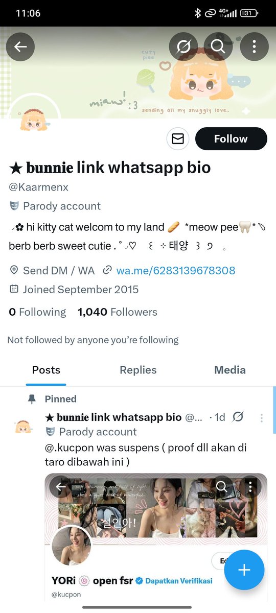 Yailaaaa lu ngapain scam 18k gue anjing😭😭😭😭😭

SCAMMER!!!!!!!!! Makan noh 18k anyingggggg, mayan buat beli ayam geprek

#zonauang 
#ZonaBA 
#zonajajan️️