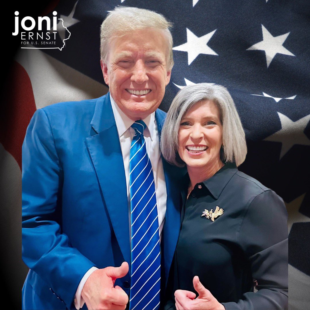 joniernst's tweet image. Happy birthday, Mr. President!
Grateful for your bold leadership and unwavering commitment to fight for Iowans. Wishing you a great year ahead! 🇺🇸