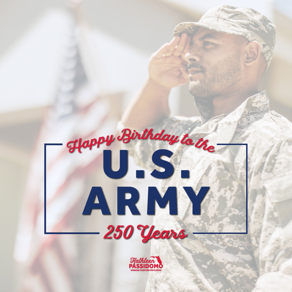 Happy 250th Anniversary to our brave soldiers in the U.S. Army! Thank you for your service.