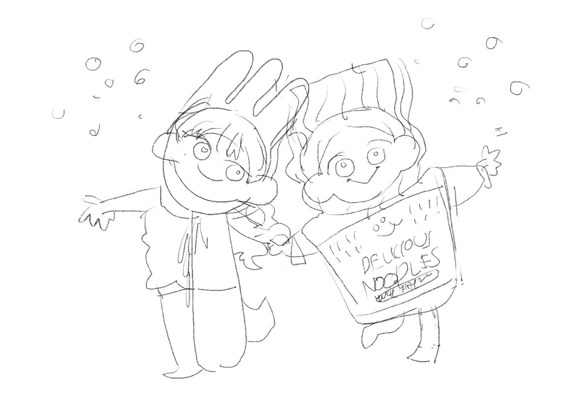 mimin the perfect noodle couple😌