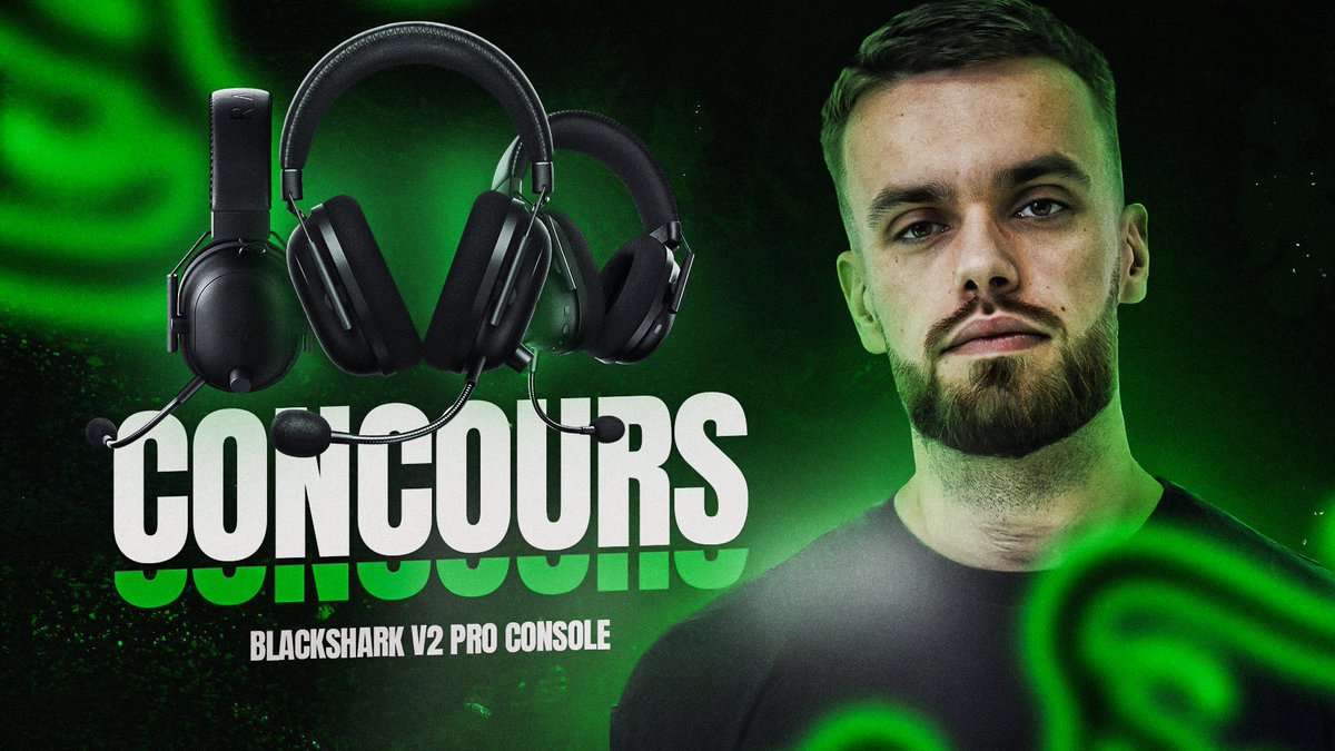 Corentin Chevrey (@vitality_rocky) on Twitter photo Pour fêter mon arrivé dans la team <a href="/RazerFrance/">R Λ Z Ξ R 🇫🇷</a>, on vous fait gagner un Casque BLACKSHARK V2 PRO CONSOLE !
Pour participer il vous suffit juste de RT ce tweet et nous follow !
🍀Tirage au sort le 21/06 ! Pour fêter mon arrivé dans la team <a href="/RazerFrance/">R Λ Z Ξ R 🇫🇷</a>, on vous fait gagner un Casque BLACKSHARK V2 PRO CONSOLE !
Pour participer il vous suffit juste de RT ce tweet et nous follow !
🍀Tirage au sort le 21/06 !